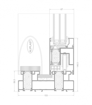 Prierez prahom ULTRAGLIDE