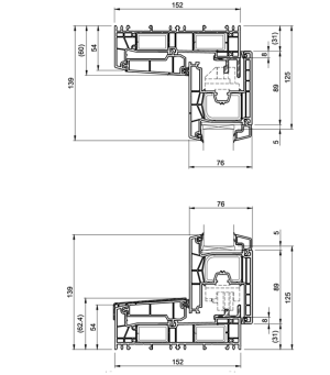 rysunek techniczny evolutiondrive Plus+ SKRZYDŁO RUCHOME