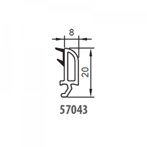 Junquillos 57043 para paquetes 40mm