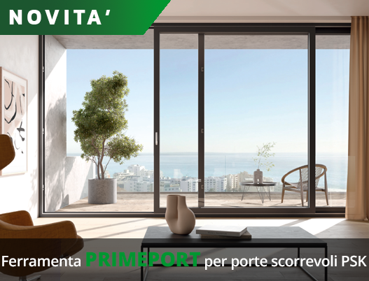 Ferramenta PRIMEPORT SK per porte scorrevoli PSK