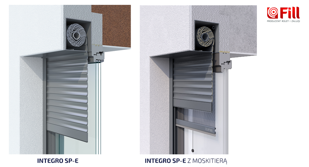 Flush mounted roller shutters Integro